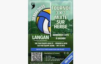 Tournoi 3x3 mixte sur herbe